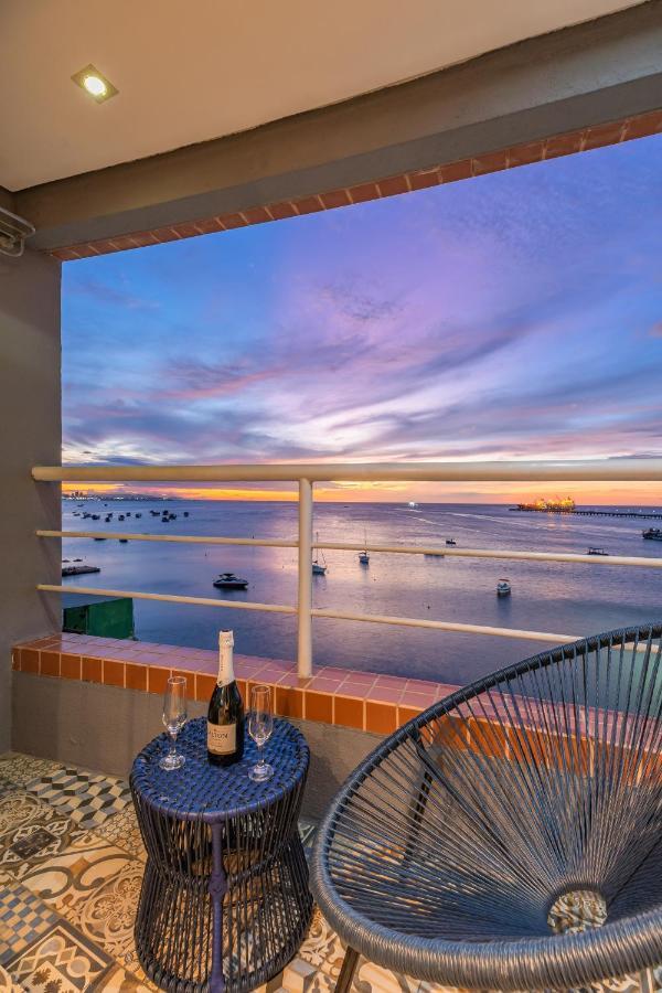 Flat Novo Beira-Mar Fortaleza - Yacht Coast Mucuripe Apartment Luaran gambar